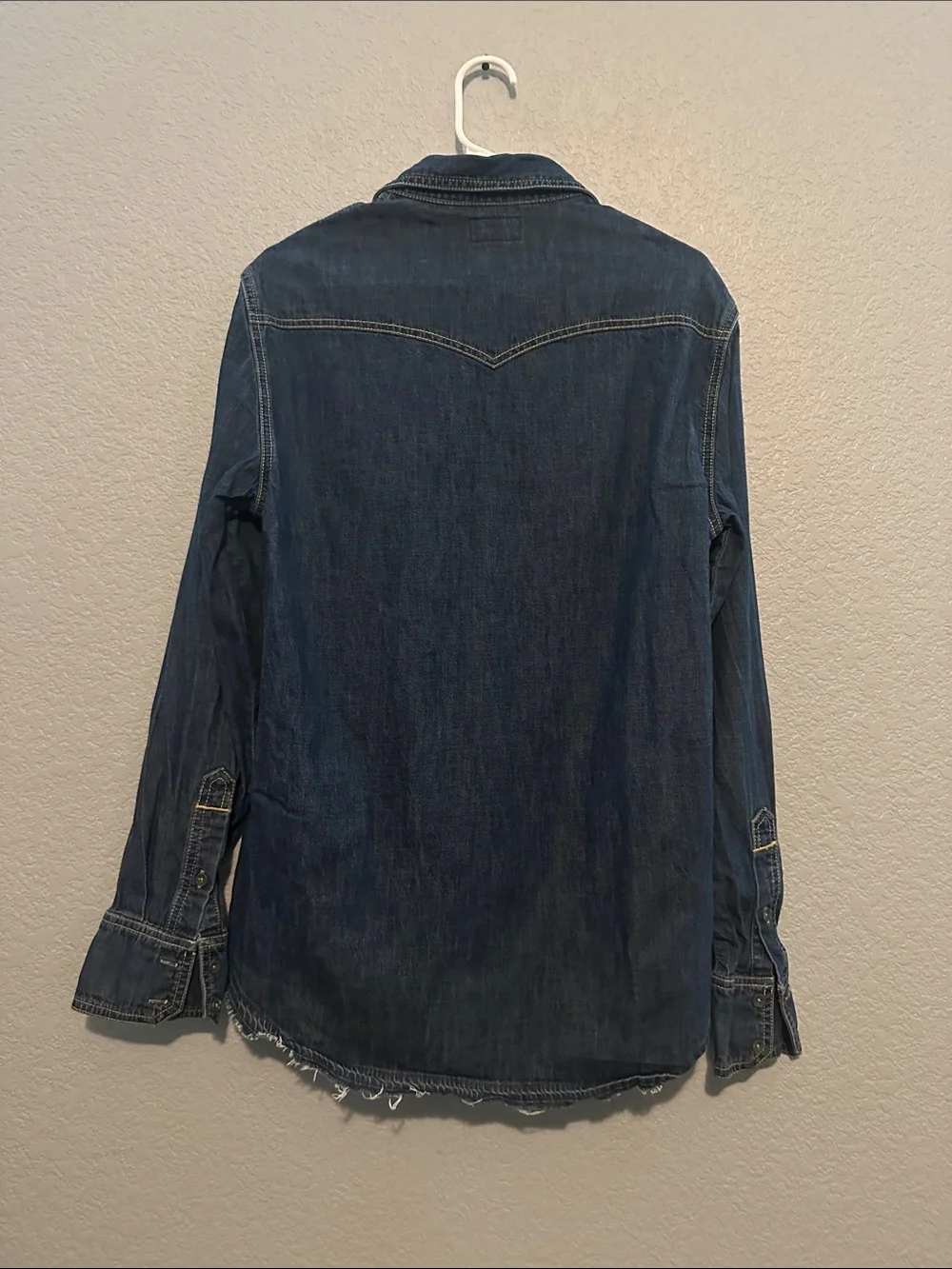 True Religion Western Denim Button Down Shirt